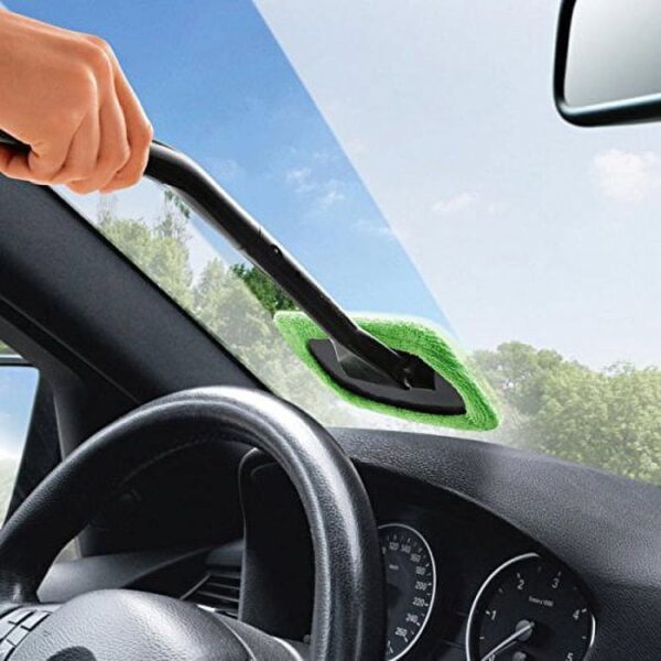 Long Handled Microfiber Windshield Cleaning Tool - Image 3